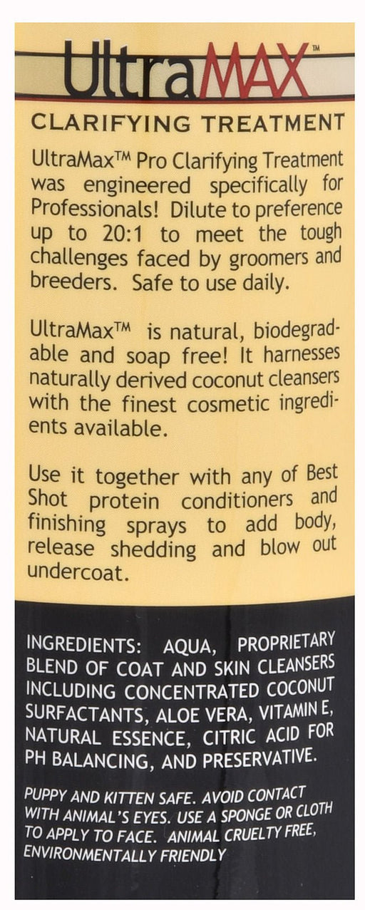 Best Shot UltraMAX Pro Clarifying Shampoo - Jeffers - Animal & Pet Supplies > Pet Grooming > Pet Shampoo & Conditioner