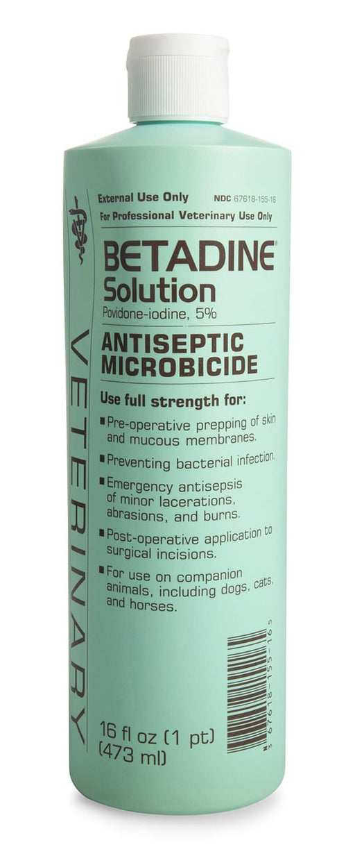 Betadine Solution (Povidone Iodine) - Jeffers - Animal Health & Wellness > Skin & Coat Care