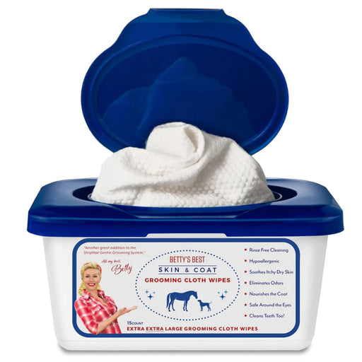 Betty's Best Skin & Coat Cloth Wipes - Jeffers - Horse Supplies > Horse Grooming