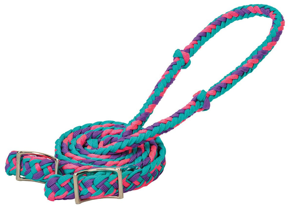 Braided Nylon Barrel Reins - Jeffers - Horse Supplies > Horse Tack