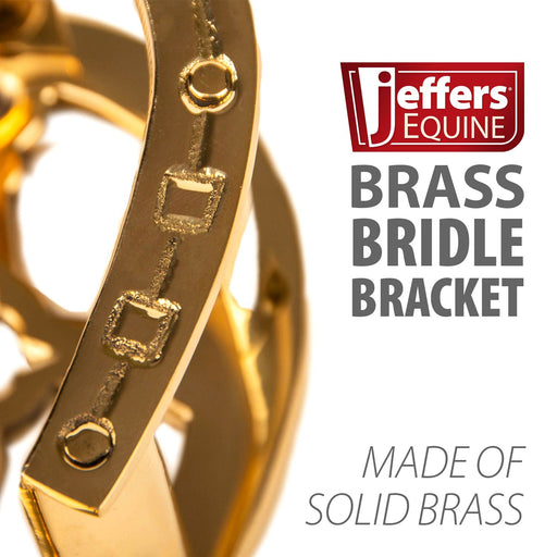 Brass Bridle Bracket - Jeffers - Farm & Ranch Supplies > Stable Supplies