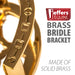 Brass Bridle Bracket - Jeffers - Farm & Ranch Supplies > Stable Supplies