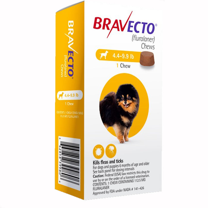 Bravecto Chews for Dogs, 1 Chew - Jeffers - Animal Health & Wellness > Flea & Tick Control