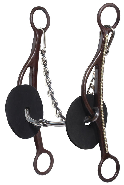 Brittany Pozzi Long Gag Smooth Snaffle Bit - Jeffers - Horse Supplies > Horse Tack > Bridle Bits