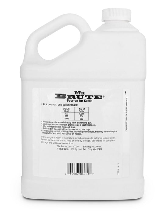 Brute Pour - On Insecticide - Jeffers - Animal Health & Wellness > Fly & Insect Control