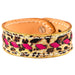 Buckstitch Bracelet, Cheetah & Pink - Jeffers - Women > Accessories, Jewelry, Handbags