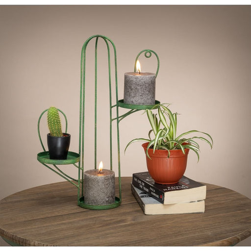 Cactus 3 Tier Candle Holder - Jeffers - Home Goods & Gifts > Home Decor and Candles for Home Improvement