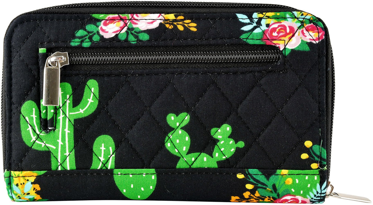 Cactus Garden Quilted Organizer Wallet - Jeffers - Women > Accessories, Jewelry, Handbags