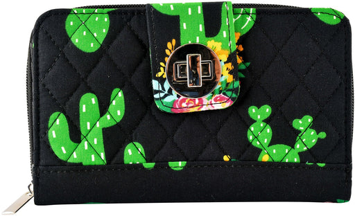 Cactus Garden Quilted Organizer Wallet - Jeffers - Women > Accessories, Jewelry, Handbags