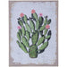 Cactus with Flowers Plank Wall Hanging - Jeffers - Home Goods & Gifts > Home Decor and Candles for Home Improvement