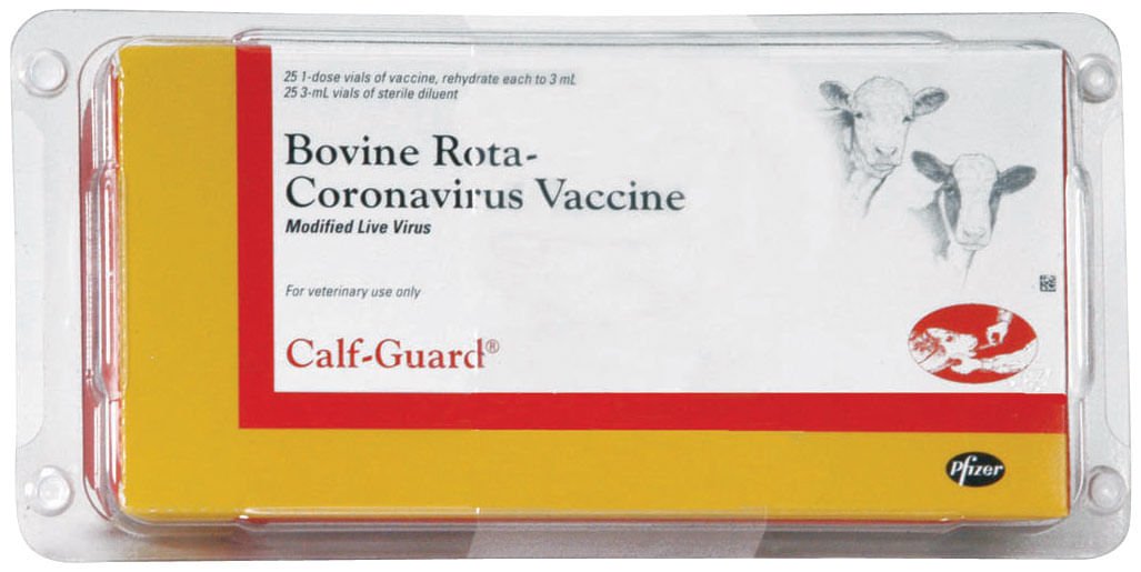 Calf - Guard Vaccine, box of 25 (1 dose) vials - Jeffers - Animal Health & Wellness > Vaccines