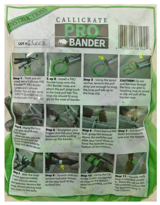 Callicrate PRO Bander Loops - Jeffers - Animal Health & Wellness > Breeding Supplies