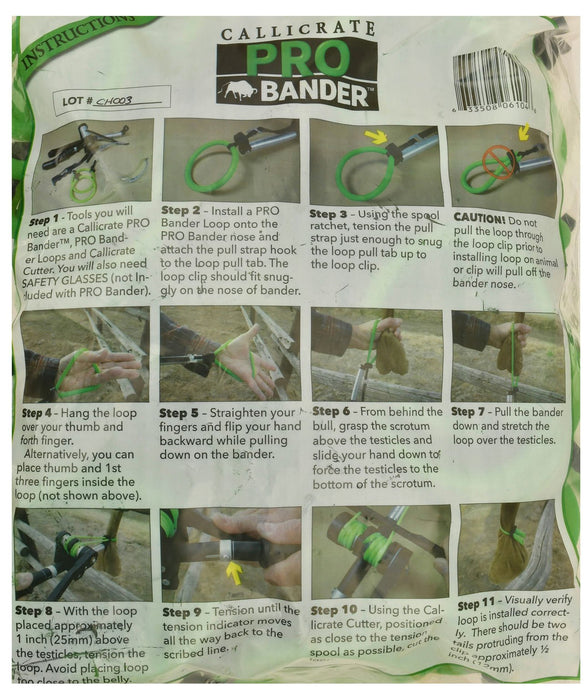 Callicrate PRO Bander Loops - Jeffers - Animal Health & Wellness > Breeding Supplies