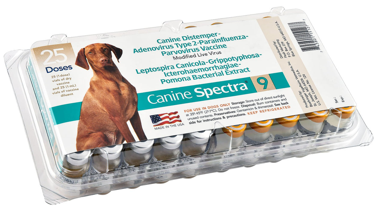 Canine Spectra 9 (9 - way) Dog Vaccine - Jeffers - Animal Health & Wellness > Vaccines