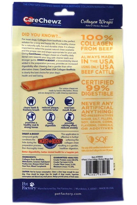 CareChewz Collagen Wraps - Jeffers - Dog Supplies > Dog Treats