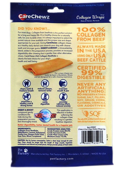 CareChewz Collagen Wraps - Jeffers - Dog Supplies > Dog Treats