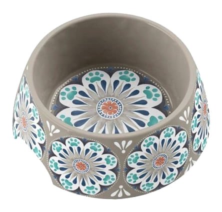 Carmel Medallion Pet Bowl - Jeffers - Animal & Pet Supplies > Pet Bowls, Feeders & Waterers