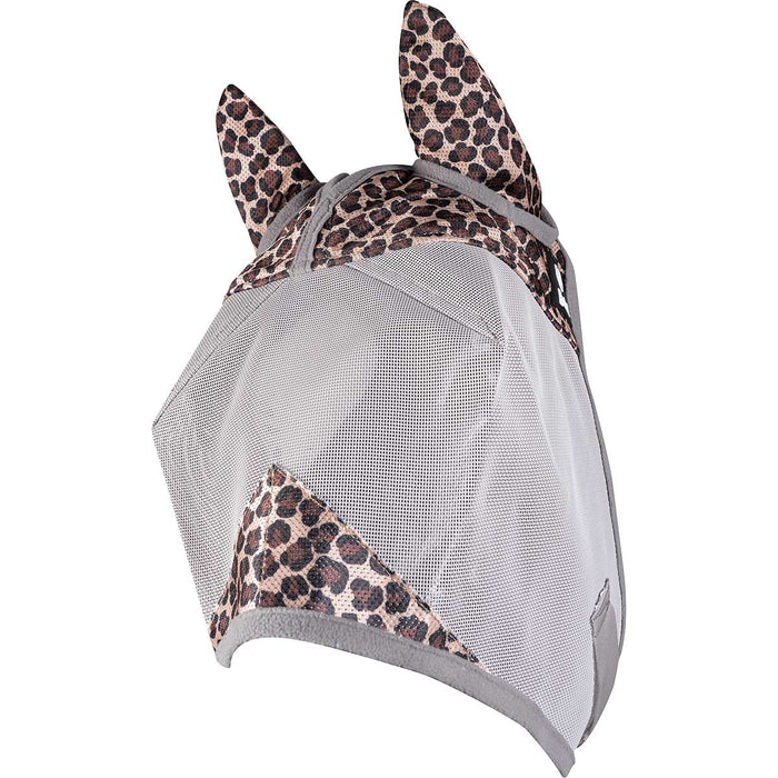 Cashel 'Leopard' Patterned Crusader Fly Mask with Ears - Jeffers - Horse Supplies > Horse Fly Masks