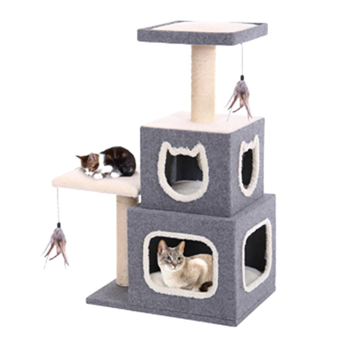 Cat Hideaway & Scratcher - Jeffers - Cat Supplies > Cat Furniture