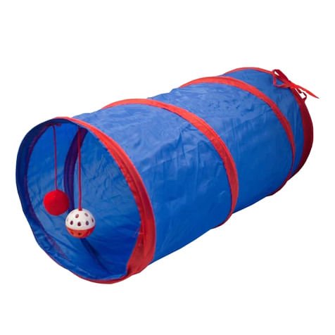 Cat Tunnel with Dangle Toys - Jeffers - Cat Supplies > Cat Toys