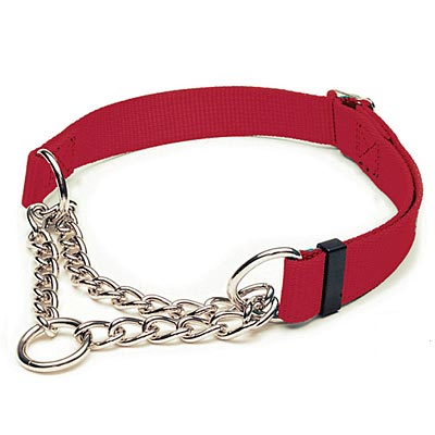 Check - Choke Training Collar, 1'W x 17' - 24'L - Jeffers - Dog Supplies > Dog Apparel > Dog Collars, Harnesses, & Leashes