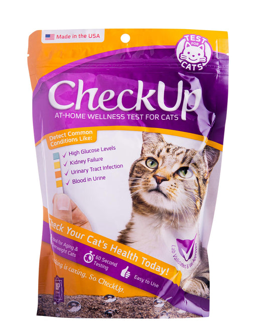 CheckUp At Home Wellness Test Kit for Cats - Jeffers - Cat Supplies > Cat Litter