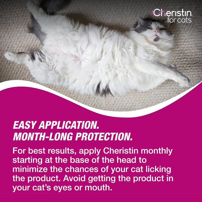 Cheristin Topical Flea Treatment for Cats - Jeffers - Animal Health & Wellness > Flea & Tick Control