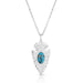 Chiseled Arrowhead Turquoise Necklace - Jeffers - Women > Accessories, Jewelry, Handbags