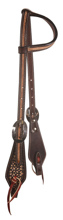 Chocolate Confection One - Ear Headstall - Jeffers - Horse Supplies > Horse Tack > Bridles & Headstalls