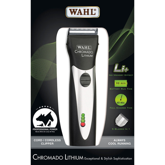 Chromado Lithium Ion Cordless Clipper - Jeffers - Animal & Pet Supplies > Pet Grooming > Pet Hair Clippers & Trimmers