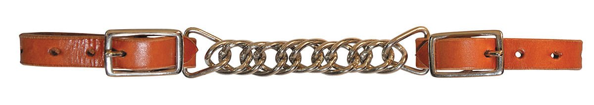 Circle Y 3.5' Double Flat Link Curb Chain - Jeffers - Horse Supplies > Horse Tack > Bridle Bits