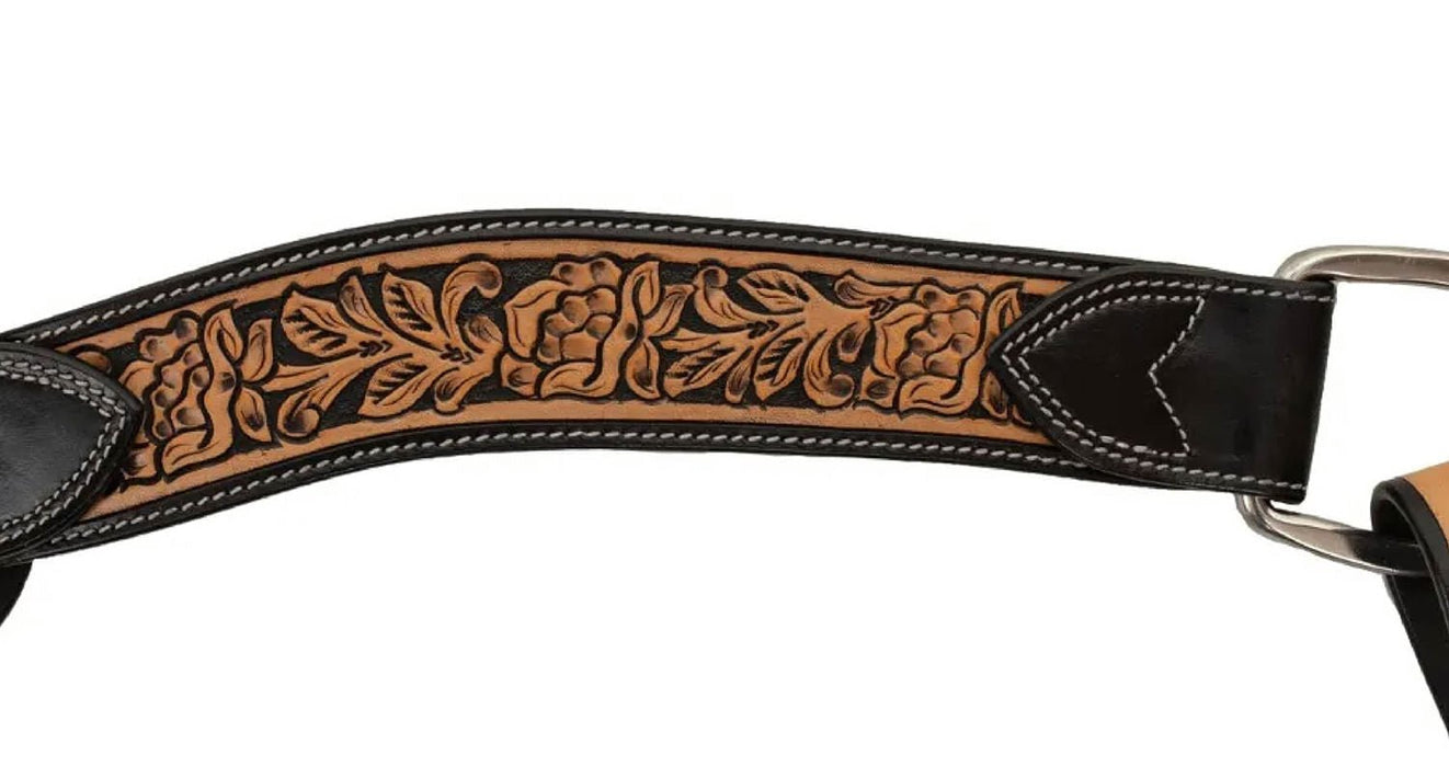 Circle Y Blooming Wild Breast Collar, Full - Jeffers - Horse Supplies > Horse Tack > Breast Collars