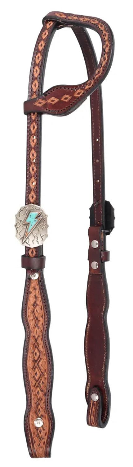 Circle Y Montana One Ear Headstall, Full - Jeffers - Horse Supplies > Horse Tack > Bridles & Headstalls