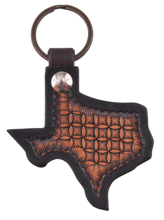 Circle Y Texas Key Chain, Tooled - Jeffers - Women > Accessories, Jewelry, Handbags