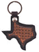 Circle Y Texas Key Chain, Tooled - Jeffers - Women > Accessories, Jewelry, Handbags