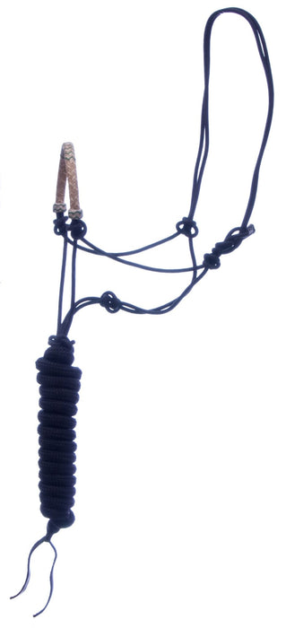 Classic Equine Braided Rawhide Nylon Rope Halter - Jeffers - Horse Supplies > Horse Tack > Horse Halters