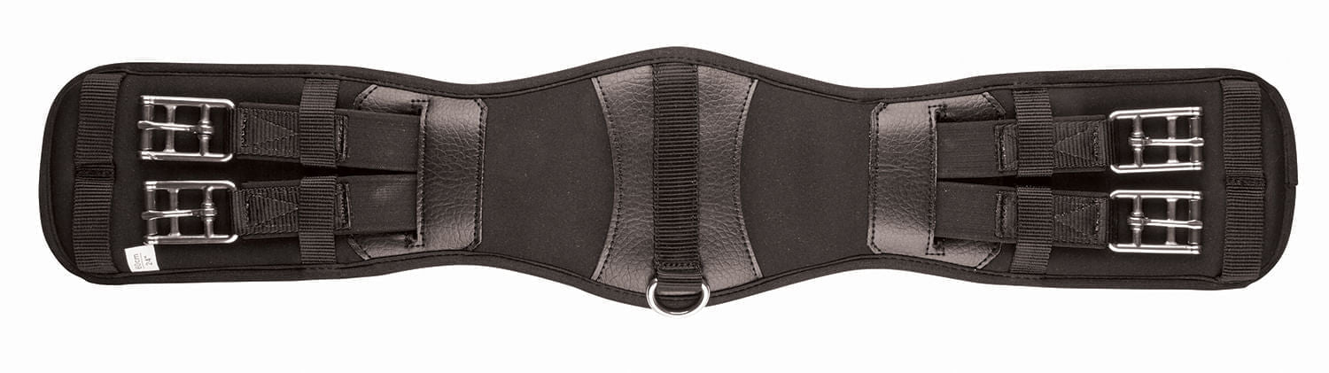 Collegiate Memory Foam Dressage Girth, Black - Jeffers - Horse Supplies > Horse Tack > Cinches