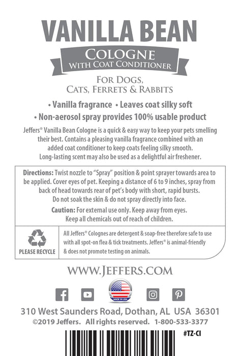 Colognes for Pets by Jeffers, 16 oz - Jeffers - Animal & Pet Supplies > Pet Grooming