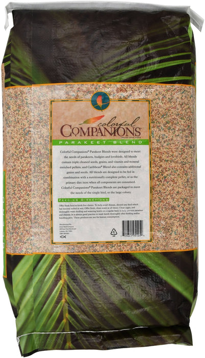 Colorful Companions Parakeet Feed, 25 lb - Jeffers - Bird Supplies > Bird Supplies