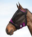 ComFITec Durable Mesh Fly Mask, Black/Purple - Jeffers - Horse Supplies > Horse Fly Masks