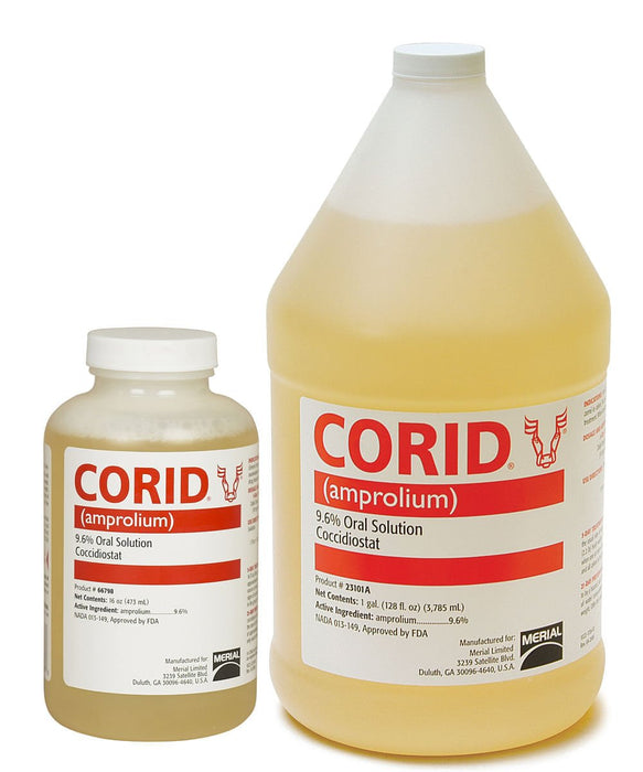 Corid Solution (Amprolium 9.6%) - Jeffers - Animal Health & Wellness > Medicine