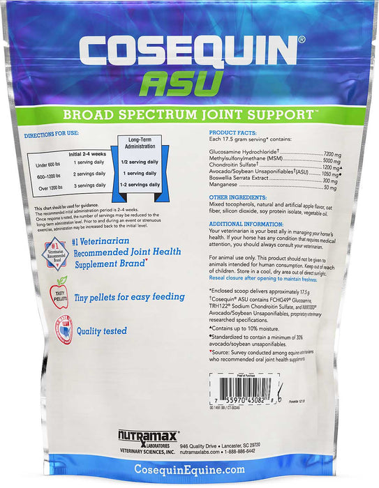 Cosequin ASU Pellets Joint Health Supplement for Horses - Jeffers - Animal Health & Wellness > Joint Health