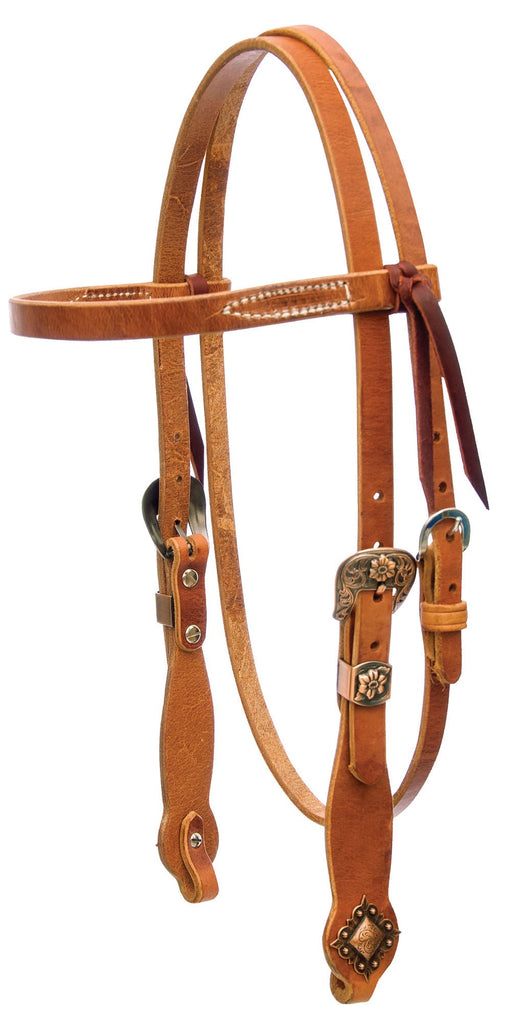 Cowboy Culture Floral Buckle Headstall - Jeffers - Horse Supplies > Horse Tack > Bridles & Headstalls