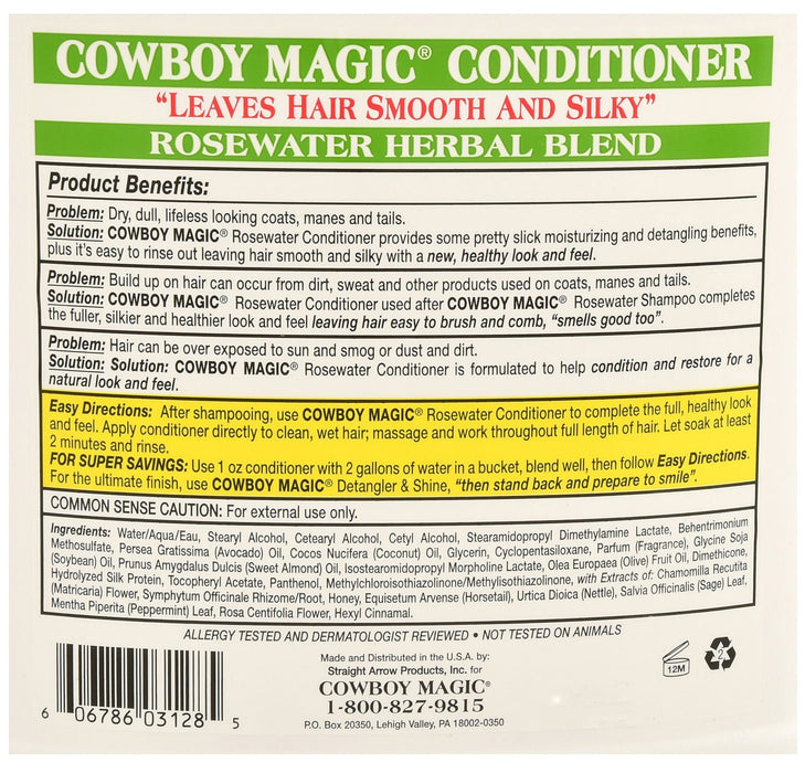 Cowboy Magic Rosewater Conditioner - Jeffers - Horse Supplies > Horse Grooming