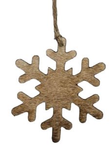 Cowhide Leather Christmas Ornament - Jeffers - Home Goods & Gifts > Seasonal Holiday Decor