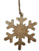 Cowhide Leather Christmas Ornament - Jeffers - Home Goods & Gifts > Seasonal Holiday Decor