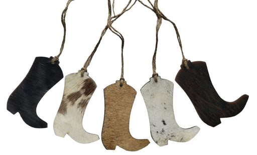 Cowhide Leather Christmas Ornament - Jeffers - Home Goods & Gifts > Seasonal Holiday Decor