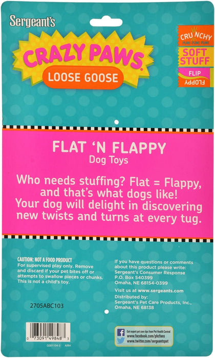 Crazy Paws Loose Goose Flat 'N Floppy Dog Toy - Jeffers - Dog Supplies > Dog Toys