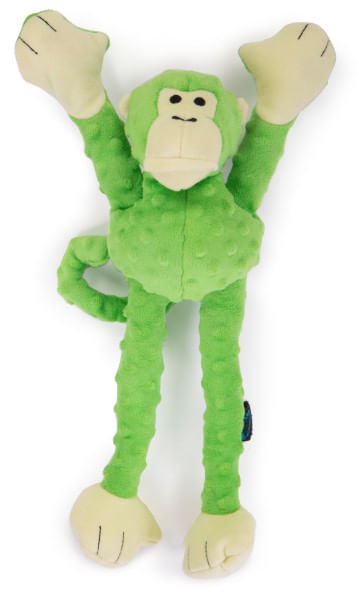 Crazy Tugs Green Monkey Dog Toy, Large - Jeffers - Dog Supplies > Dog Toys