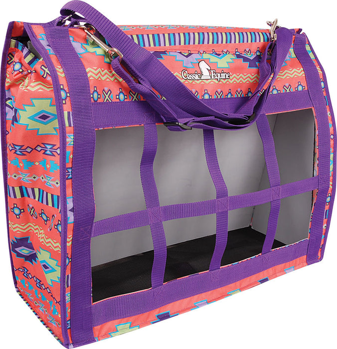 Classic Equine Top Load Hay Bags, Patterns - Coral Southwest  